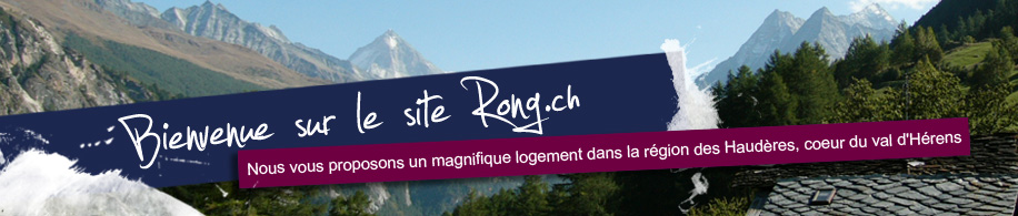 Nous vous proposons 2 logements dans la magnifique région des Haudères, coeur du val d'Hérens